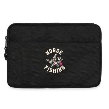 Norwegen Angeltour Angeln Angler Fischen - Laptoptasche 13" - Schwarz - Vorne