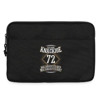 72. Geburtstag Lustig Geschenk - Laptoptasche 13" - Schwarz - Vorne