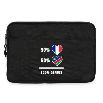 The France and Namibia genius / gift - Laptop bag 13" - black - Front