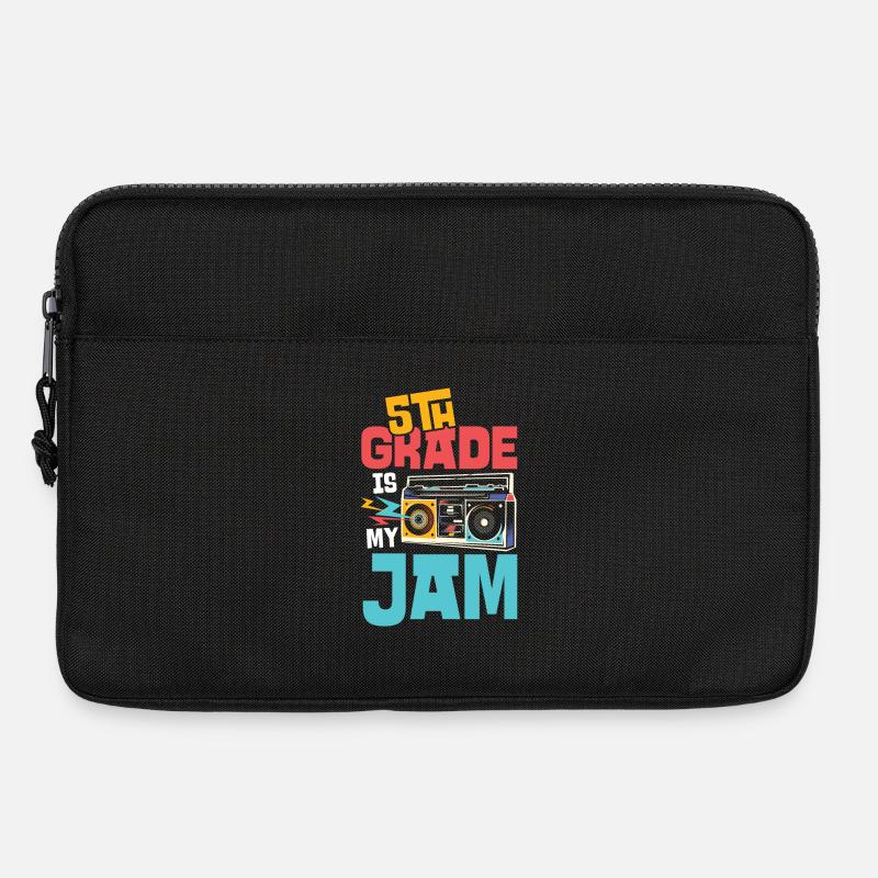 5. Klasse Musik-Design mit Kassette und Jam - Laptoptasche 13" - Schwarz