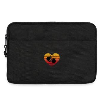Ich liebe spanische Musik mit Kastagnetten - Laptoptasche 13" - Schwarz - Vorne