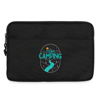 Équipe Camping Camper Campen - Sacoche pour ordinateur portable 13 pouces - noir - Devant