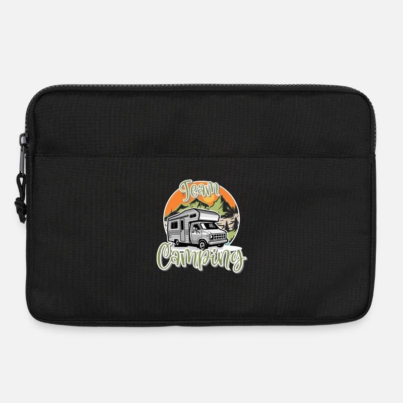 Team Camping Camper Campen - Laptoptasche 13" - Schwarz