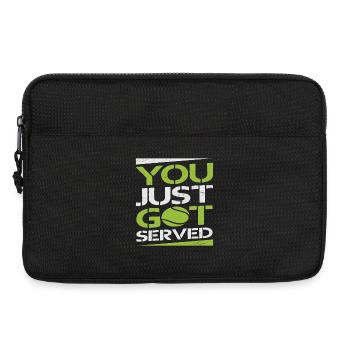 Tu viens de te faire servir – Motif basket - Sacoche pour ordinateur portable 13 pouces - noir - Devant