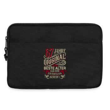 67. Geburtstag Vintage Retro - Laptoptasche 13" - Schwarz - Vorne