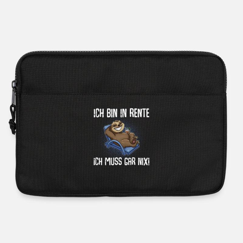 Rentner - Laptoptasche 13" - Schwarz