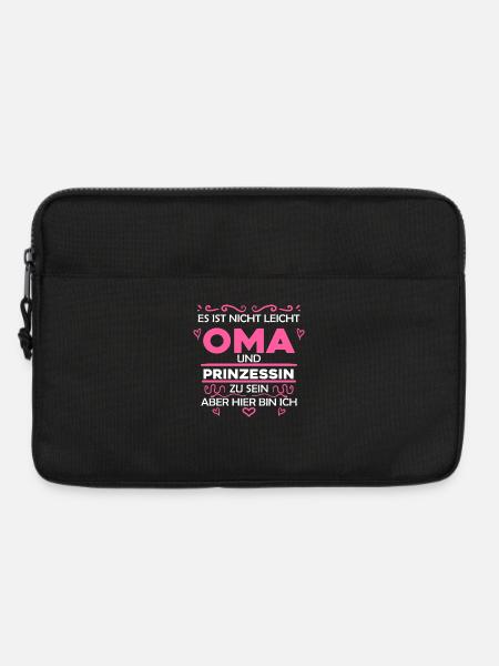 Oma Prinzessin - Laptoptasche 13" - Schwarz