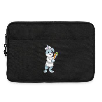 Hase Koch Karotte Kochen - Laptoptasche 13" - Schwarz - Vorne