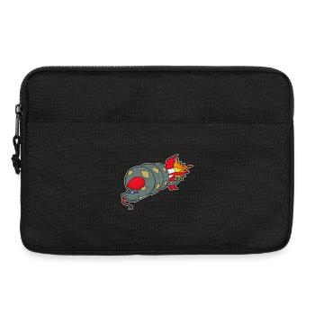 Snake Rocket - Laptop bag 13" - black - Front