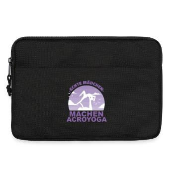 Acroyoga Yoga Partneryoga Partner Geschenk - Laptoptasche 13" - Schwarz - Vorne