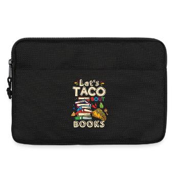 Faisons taco bout books amateurs de livres - Sacoche pour ordinateur portable 13 pouces - noir - Devant