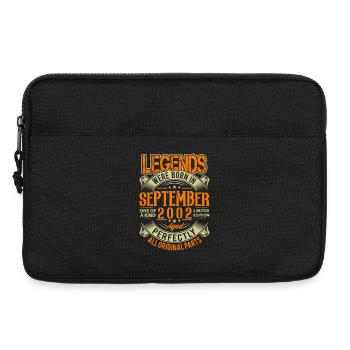 2002 September Birthday Legend - Laptop bag 13" - black - Front