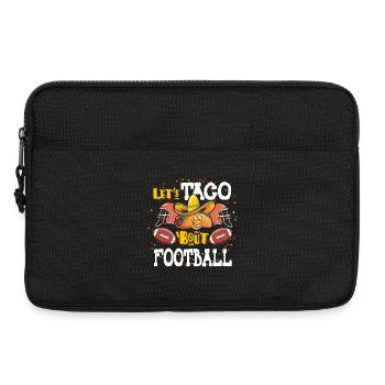 Taco Bout Football Spieltag - Laptoptasche 13" - Schwarz - Vorne