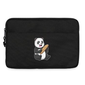 Panda Brot  - Laptoptasche 13" - Schwarz - Vorne