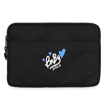 Baby Junge Sohn 2022 - Geburt Schwanger 2022 - Laptoptasche 13" - Schwarz - Vorne