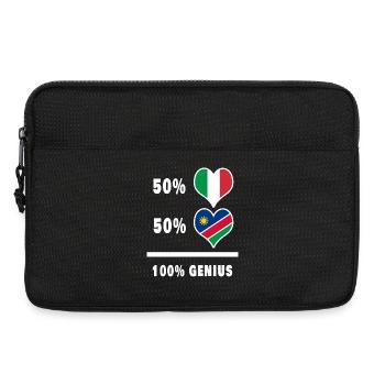 Brilliant Italy and Namibia / Gift - Laptop bag 13" - black - Front