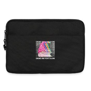 Gnome One Fights Alone Fight Cancer - Laptoptasche 13" - Schwarz - Vorne
