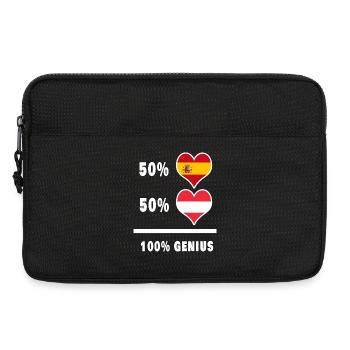 L'Autriche et l'Espagne brillant/cadeau - Sacoche pour ordinateur portable 13 pouces - noir - Devant
