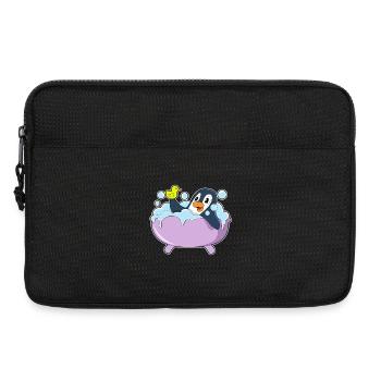 Baignoire de bain Penguin - Sacoche pour ordinateur portable 13 pouces - noir - Devant