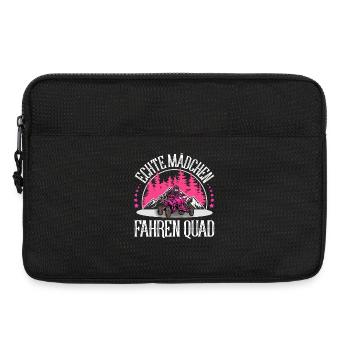 Quad ATV Offroad Quadfahrer - Laptoptasche 13" - Schwarz - Vorne
