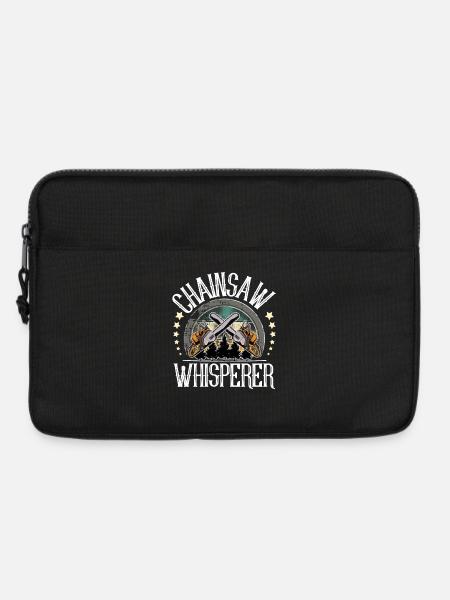 Holzfäller Baumfäller - Laptoptasche 13" - Schwarz
