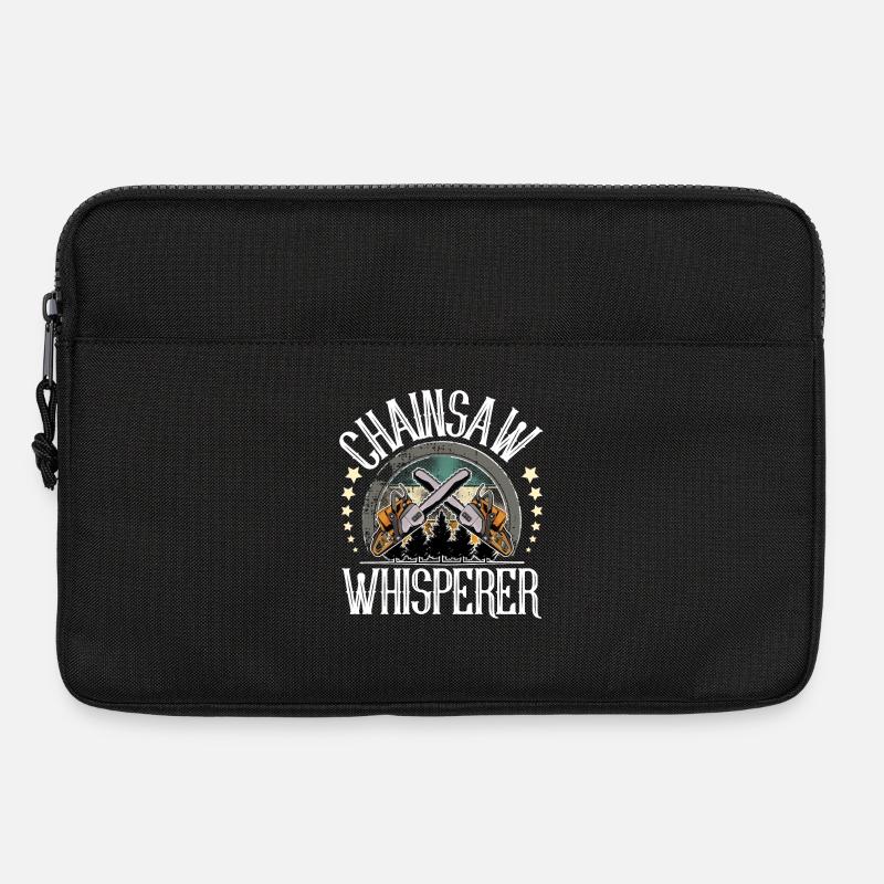 Holzfäller Baumfäller - Laptoptasche 13" - Schwarz