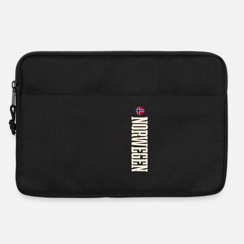 Norwegen - Laptoptasche 13" - Schwarz