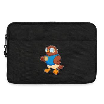 Tasse de Hibou - Sacoche pour ordinateur portable 13 pouces - noir - Devant