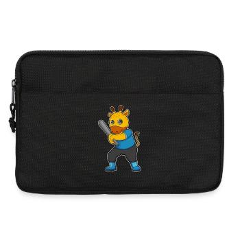 Giraffe Baseball Baseball Bat - Laptop bag 13" - black - Front