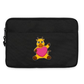 Giraffe Heart - Laptop bag 13" - black - Front