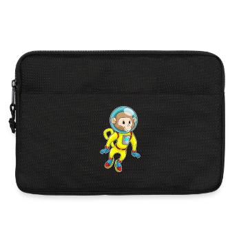Monkey Astronaut Space - Laptop bag 13" - black - Front
