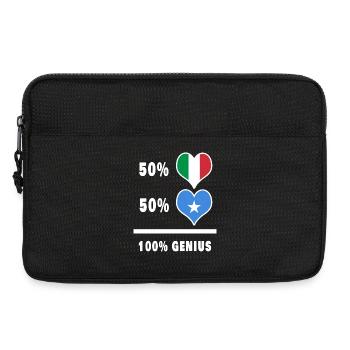 Brilliant Italy and Somalia / Gift - Laptop bag 13" - black - Front