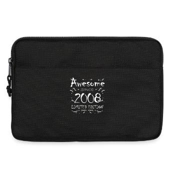 2008 - Jahrgang 2008 - Fantastisch seit 2008 - Laptoptasche 13" - Schwarz - Vorne