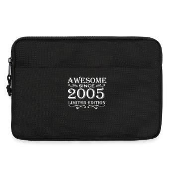 2005 - Jahrgang 2005 - Fantastisch seit 2005 - Laptoptasche 13" - Schwarz - Vorne