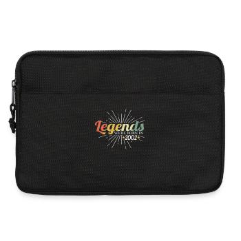 Des légendes sont nées en 2002 Anniversaire Rétro - Sacoche pour ordinateur portable 13 pouces - noir - Devant