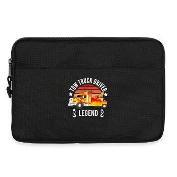 Abschleppwagen Fahrer Legende - Laptoptasche 13" - Schwarz - Vorne
