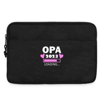 Opa 2023 loading - Opa werden - Bald Opa - Laptoptasche 13" - Schwarz - Vorne