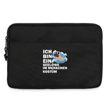 Walross - Laptoptasche 13" - Schwarz - Vorne