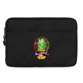 Ananas Mandala - Laptoptasche 13" - Schwarz - Vorne