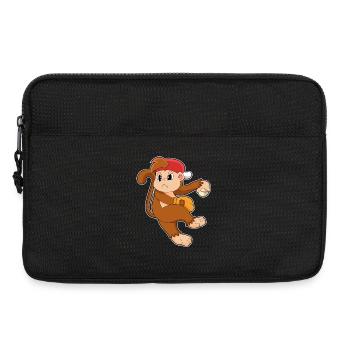 Monkey Baseball Baseball Glove - Laptop bag 13" - black - Front