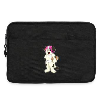 Dog American Football Sports - Laptop bag 13" - black - Front