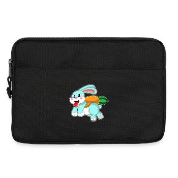 Rabbit Carrot - Laptop bag 13" - black - Front