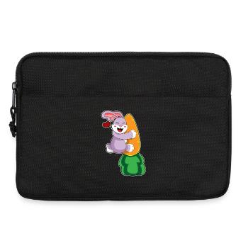 Bunny Carrot - Laptop bag 13" - black - Front