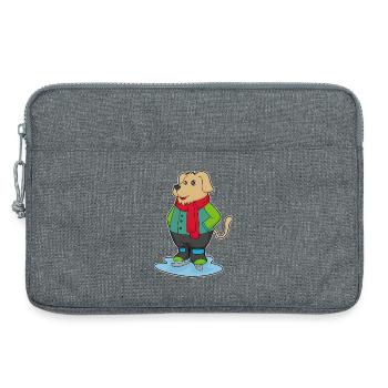 Patins pour chiens - Sacoche pour ordinateur portable 13 pouces - gris chiné - Devant