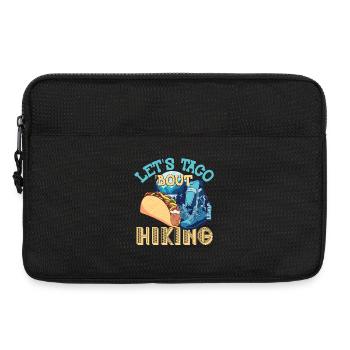 Let's Taco' Bout Hiking - Laptop bag 13" - black - Front