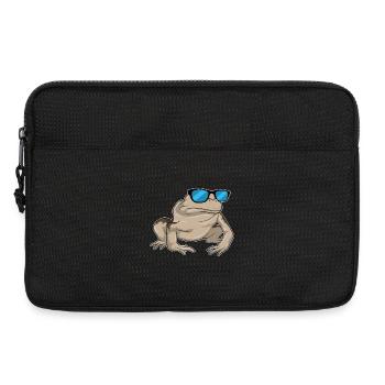 Frosch Sonnenbrille - Laptoptasche 13" - Schwarz - Vorne
