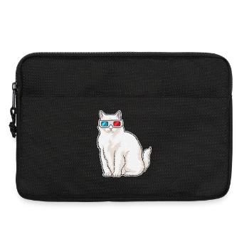 Lunettes pour chat - Sacoche pour ordinateur portable 13 pouces - noir - Devant