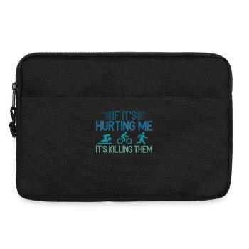 If It's Hurting Me It's Killing Them Tri - Laptoptasche 13" - Schwarz - Vorne
