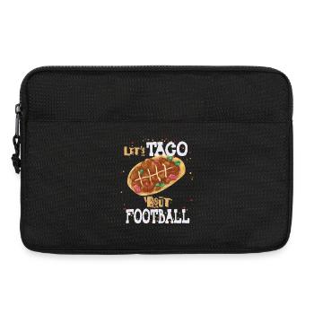 Taco Bout Football Spieltag - Laptoptasche 13" - Schwarz - Vorne