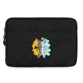 Katze Katzenrasse Britisch Kurzhaar - Laptoptasche 13" - Schwarz - Vorne